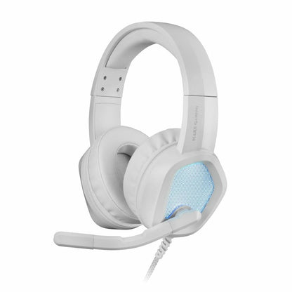 Cască cu Microfon Gaming Mars Gaming MH320W LED RGB Stereo Gri - Electronică, Joc video