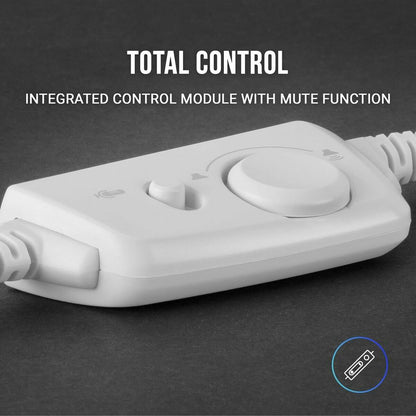 Cască cu Microfon Gaming Mars Gaming MH320W LED RGB Stereo Gri - Electronică, Joc video