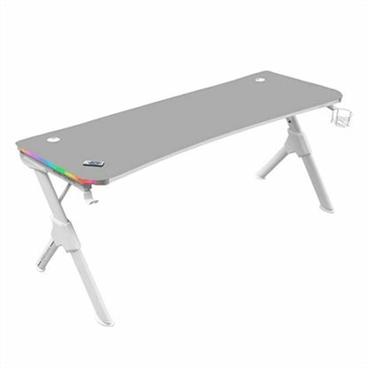 Birou Mars Gaming MGDXLRGBW LED RGB Alb Oțel 160 x 60 cm - Acasă și bucătărie, Mobilă