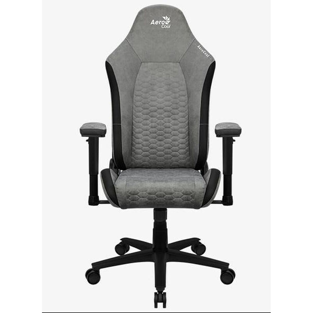 Scaun Gaming Aerocool Crown AeroSuede Negru Gri - Acasă și bucătărie, Mobilă