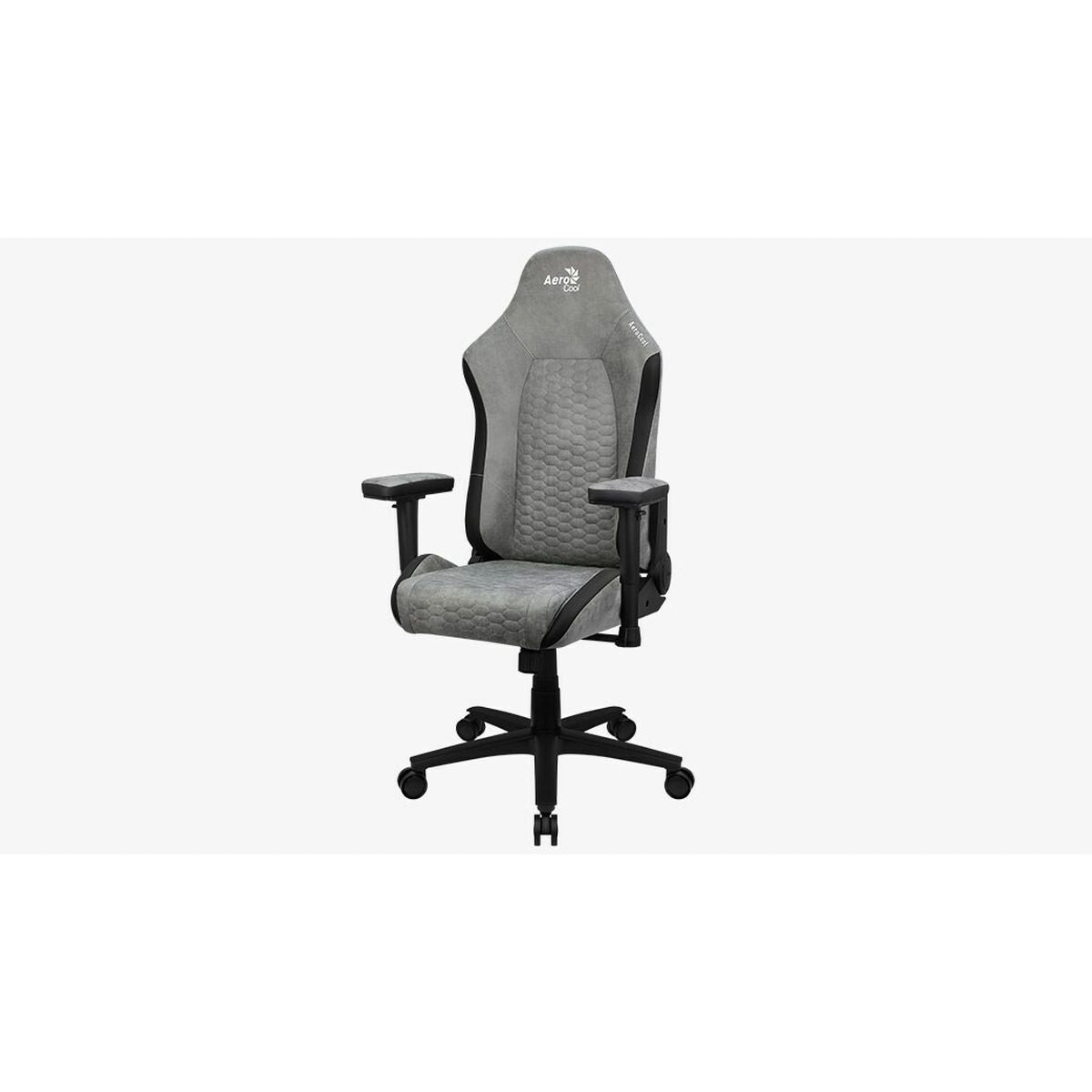 Scaun Gaming Aerocool Crown AeroSuede Negru Gri - Acasă și bucătărie, Mobilă