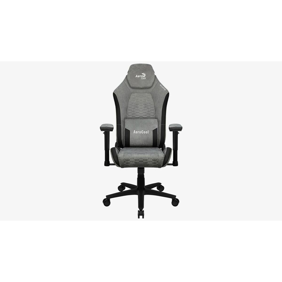 Scaun Gaming Aerocool Crown AeroSuede Negru Gri - Acasă și bucătărie, Mobilă