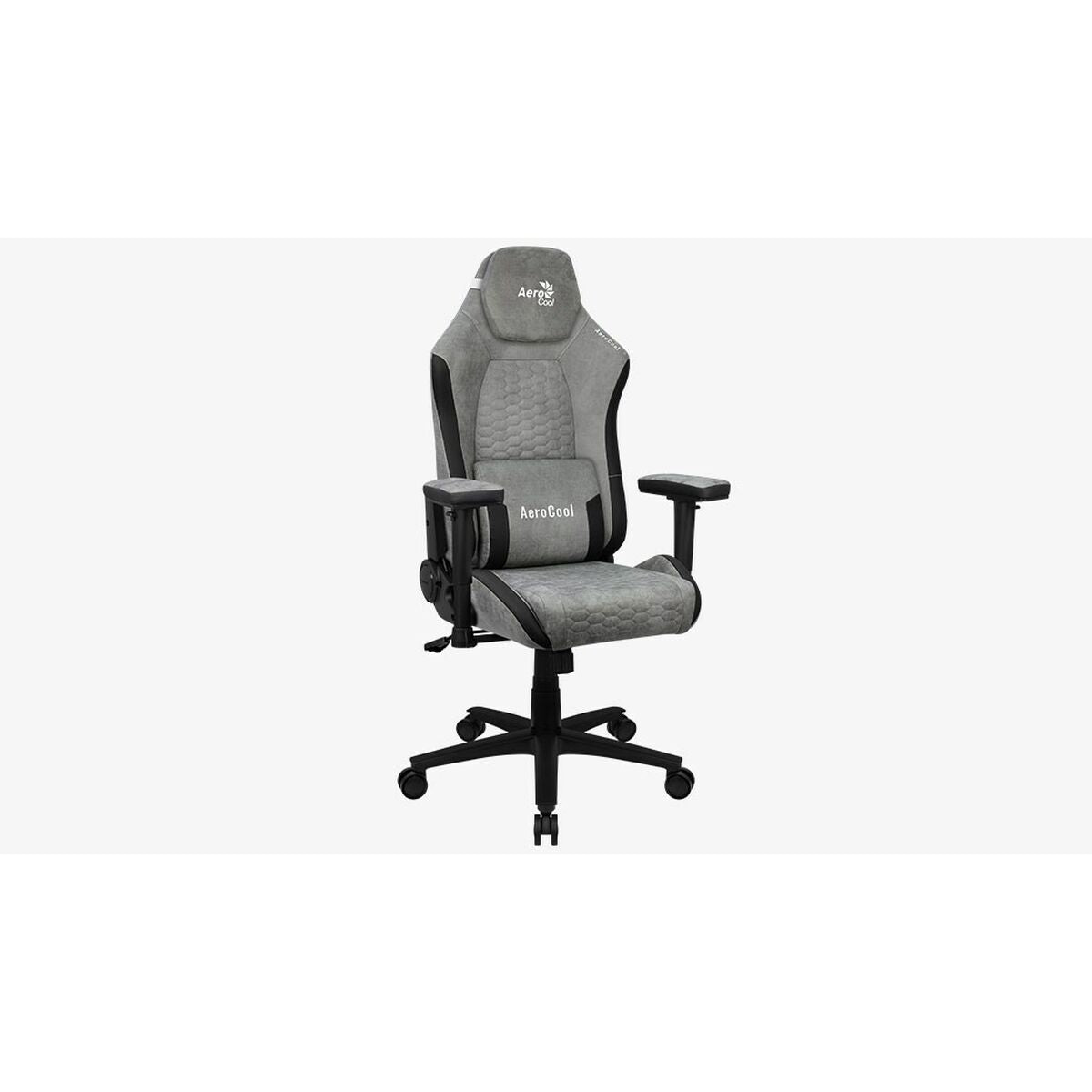 Scaun Gaming Aerocool Crown AeroSuede Negru Gri - Acasă și bucătărie, Mobilă