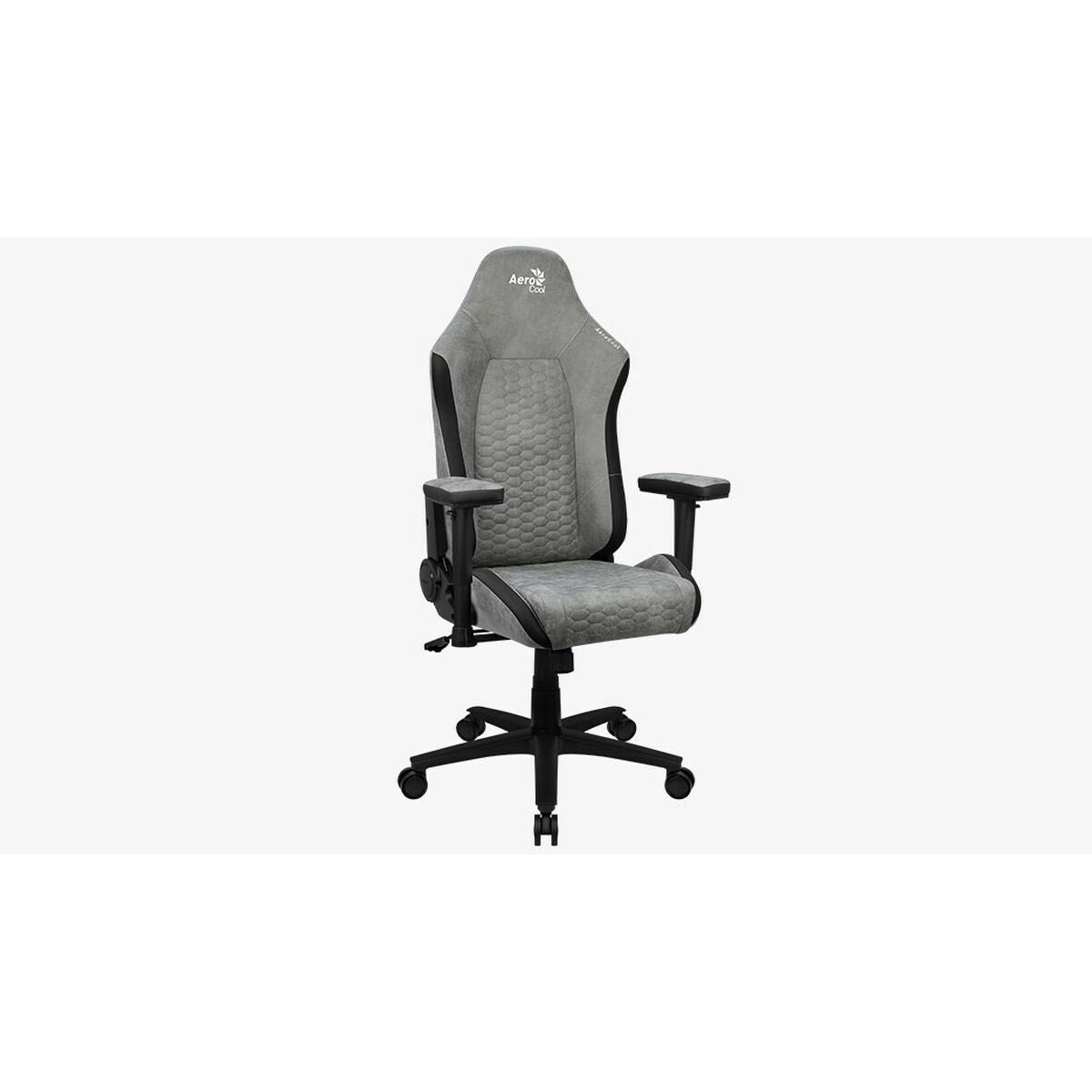Scaun Gaming Aerocool Crown AeroSuede Negru Gri - Acasă și bucătărie, Mobilă