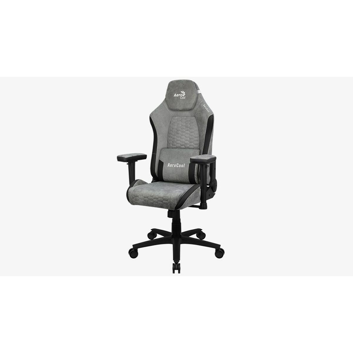 Scaun Gaming Aerocool Crown AeroSuede Negru Gri - Acasă și bucătărie, Mobilă