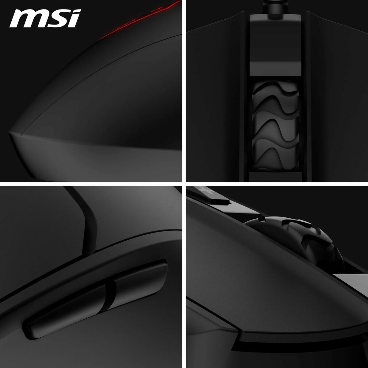 Mouse MSI FORGE GM100 Negru 6400 dpi - Tehnică de calcul, Accesorii