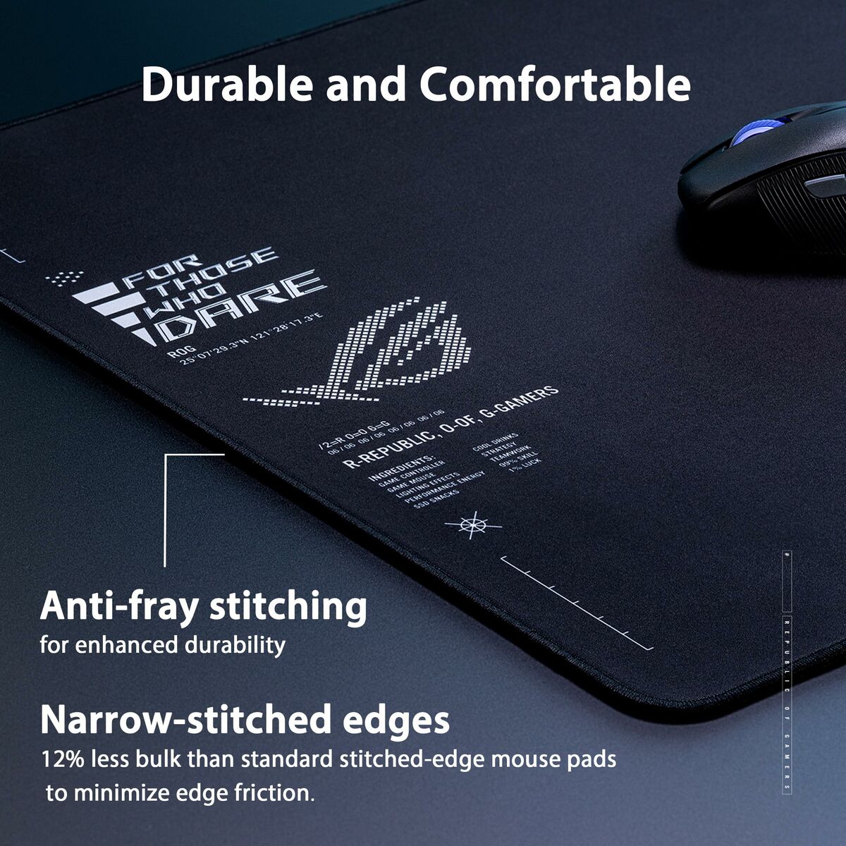 Covoraș de șoarece Asus 90MP04B0-BPUA00 Negru - Tehnică de calcul, Accesorii