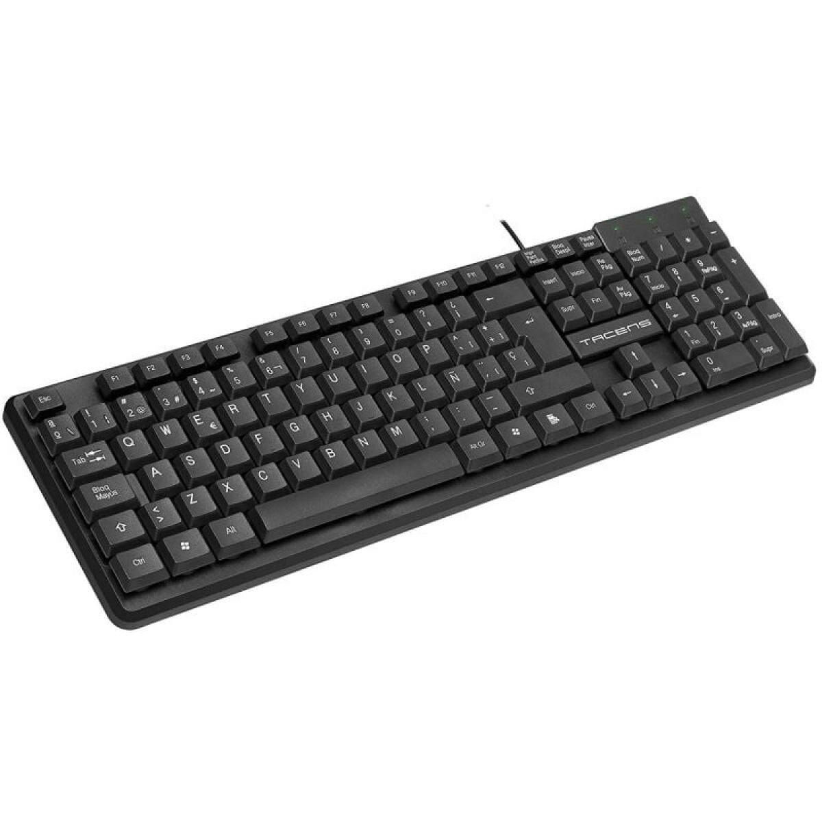 Tastatură Tacens AK0ES Negru Qwerty Spaniolă - Tehnică de calcul, Accesorii