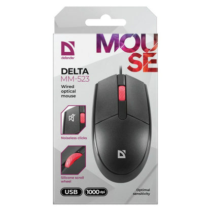 Mouse Gaming Defender DELTA MM-523 Negru - Tehnică de calcul, Accesorii