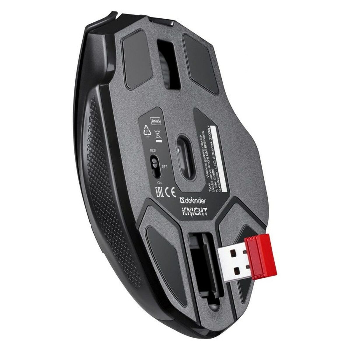 Mouse Gaming Defender GM-885 KNIGHT Negru 3200 DPI - Tehnică de calcul, Accesorii