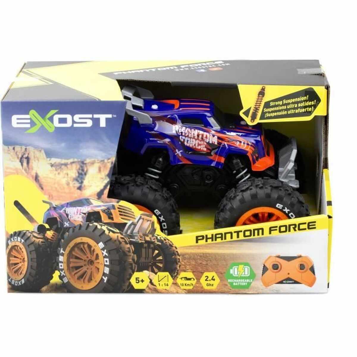 Mașină Radio Control Exost Phantom Force Orange - Jucarii si jocuri, Vehicule