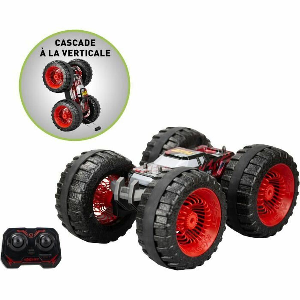 Mașină Radio Control Exost Land Buster Roșu rouge - Jucarii si jocuri, Vehicule