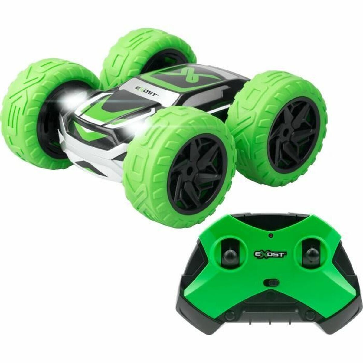 Mașină Radio Control Exost Verde Galben - Jucarii si jocuri, Vehicule