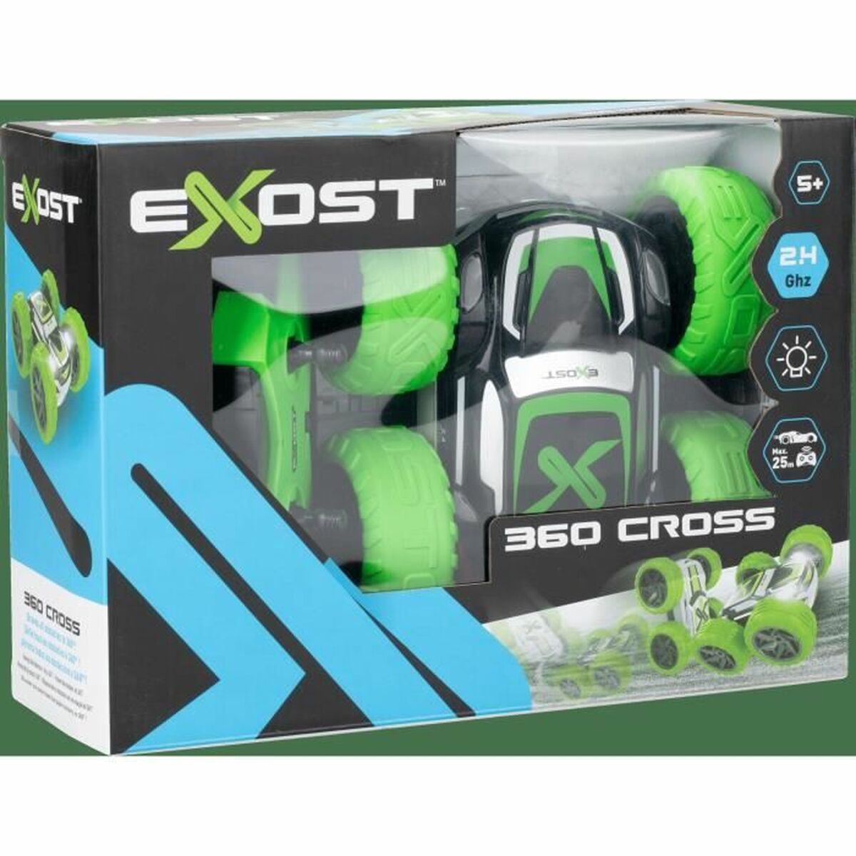 Mașină Radio Control Exost Verde Galben - Jucarii si jocuri, Vehicule