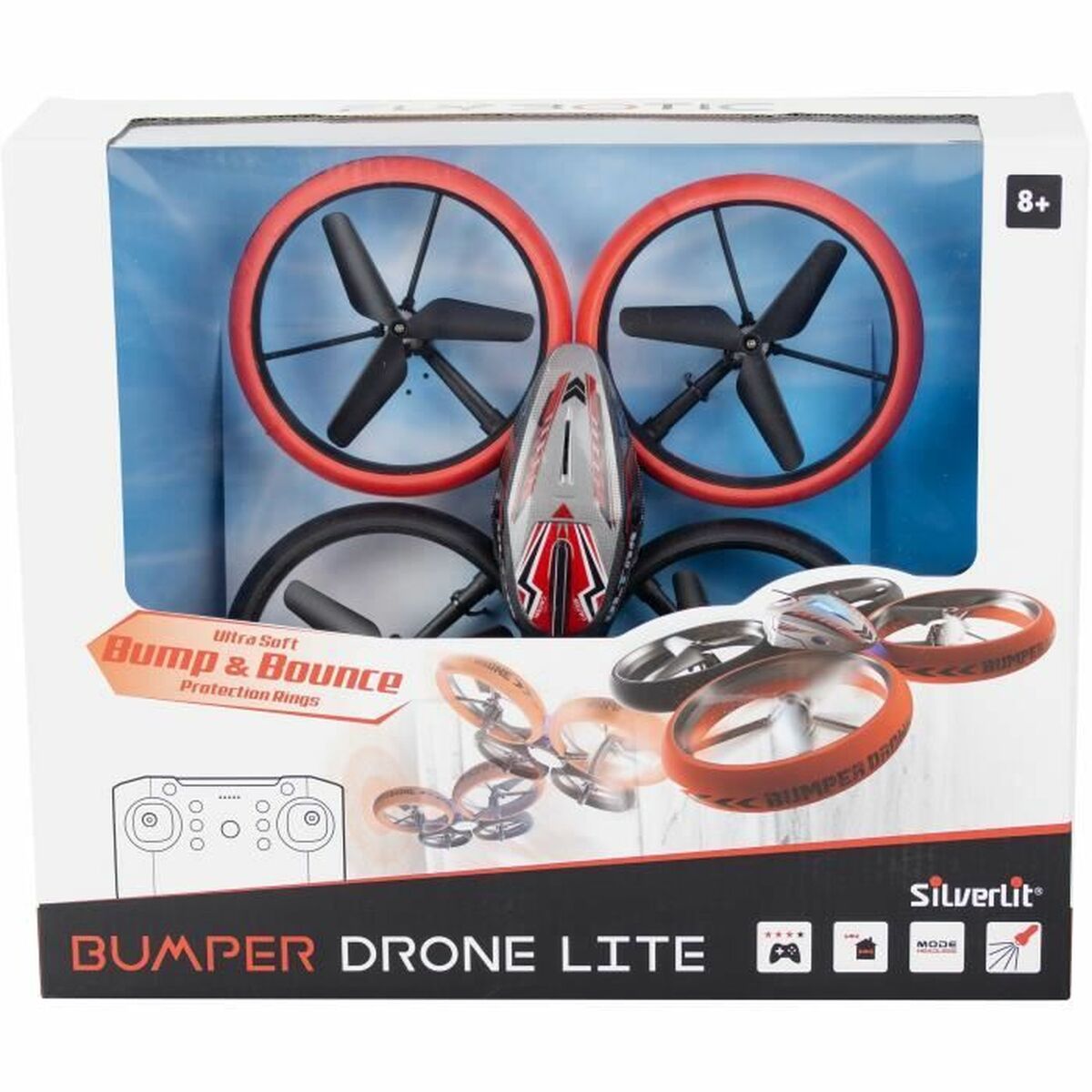 Dronă Teleghidată Flybotic Bumper 17 cm - Jucarii si jocuri, Vehicule