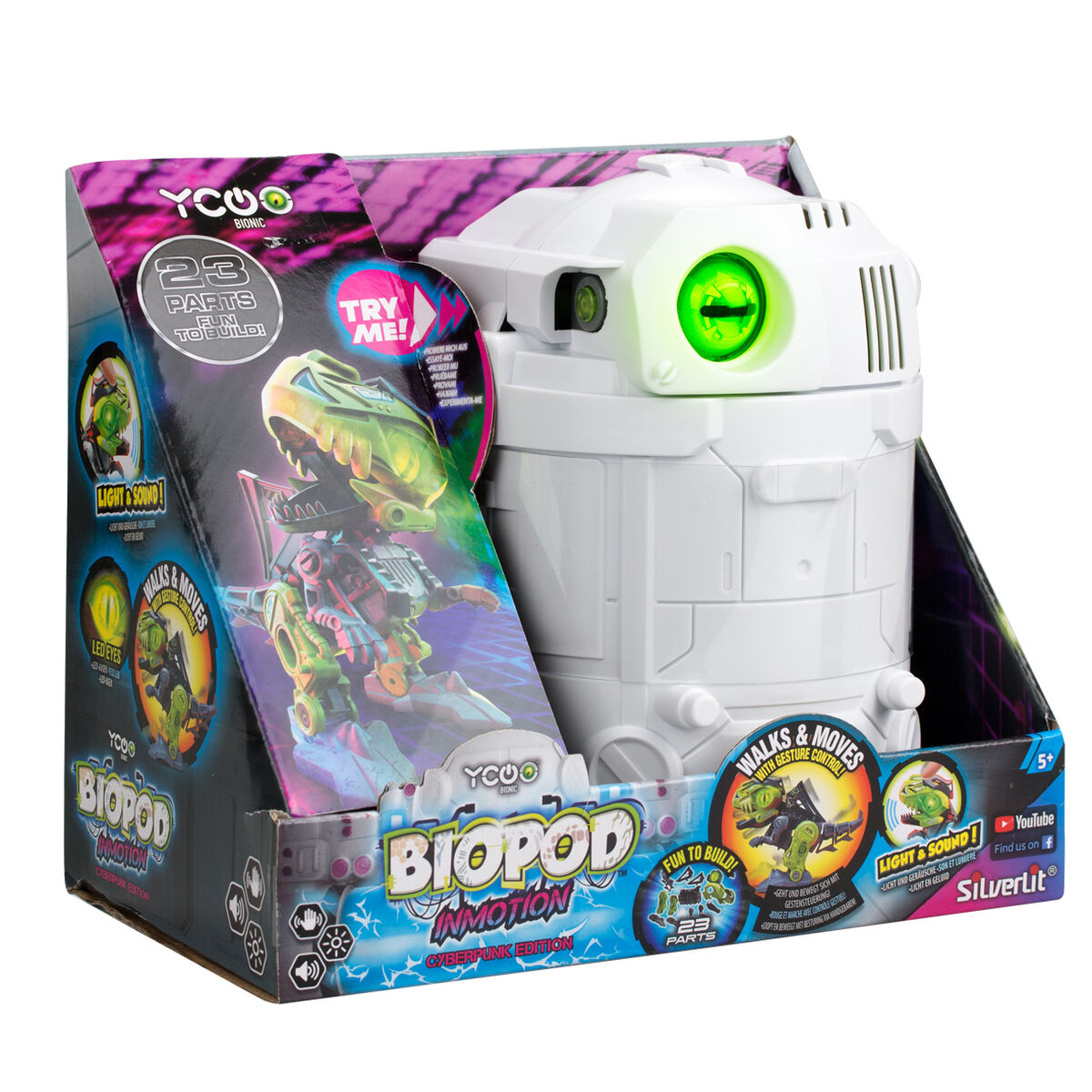 Dinozaur Silverlit Mega Dino Biopod 25 Piese 22 cm - Jucarii si jocuri, Păpuși și figurine