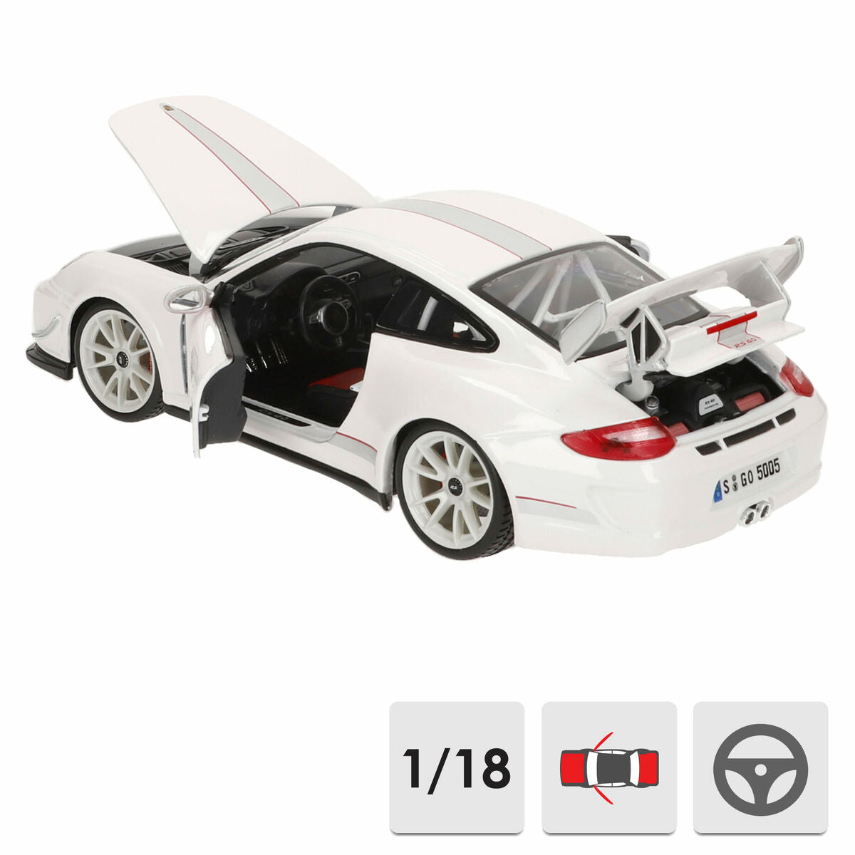 Mașină Bburago GT-Porsche GT3 RS 4.0 1:18 - Jucarii si jocuri, Vehicule