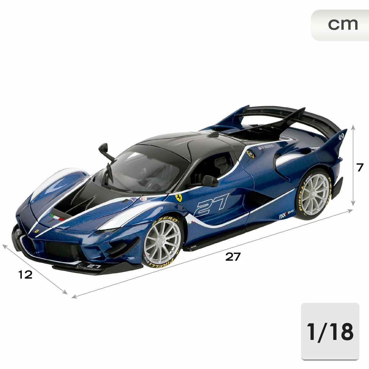 Mașină Bburago Ferrari FXX K-EVO #27 BL 1:18 - Jucarii si jocuri, Vehicule