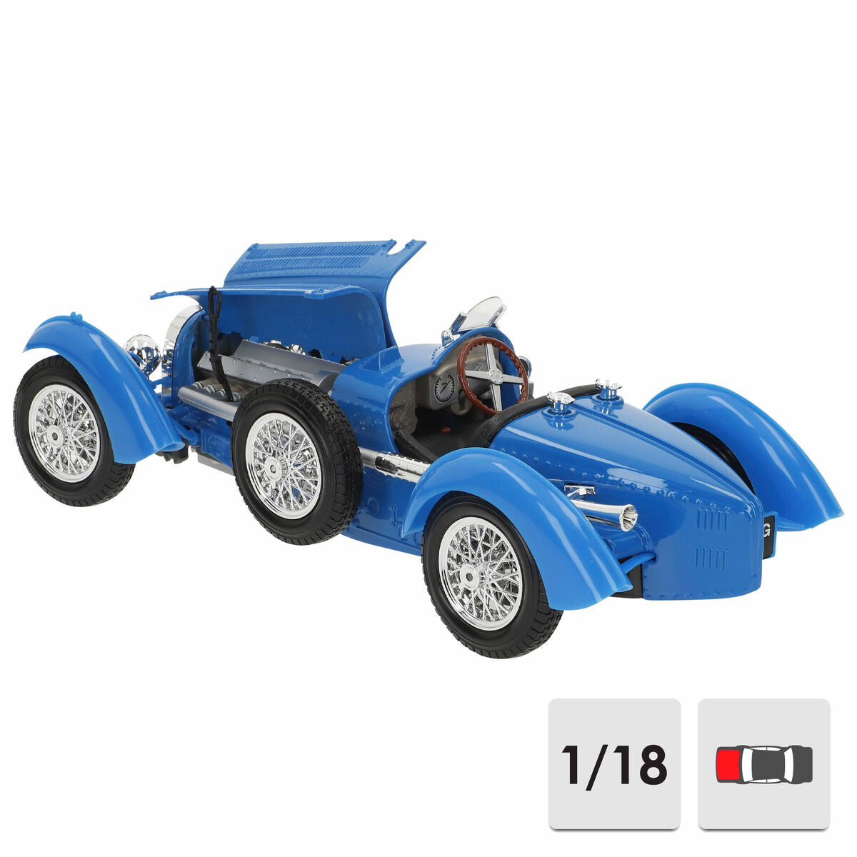 Mașină Bburago GT Bugatti Type 59 1:18 - Jucarii si jocuri, Vehicule