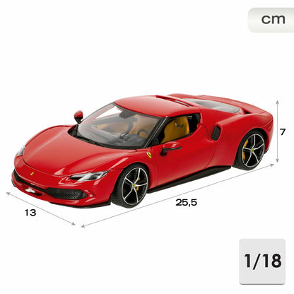 Mașină Bburago Ferrari 296 GTB 1:18 - Jucarii si jocuri, Vehicule