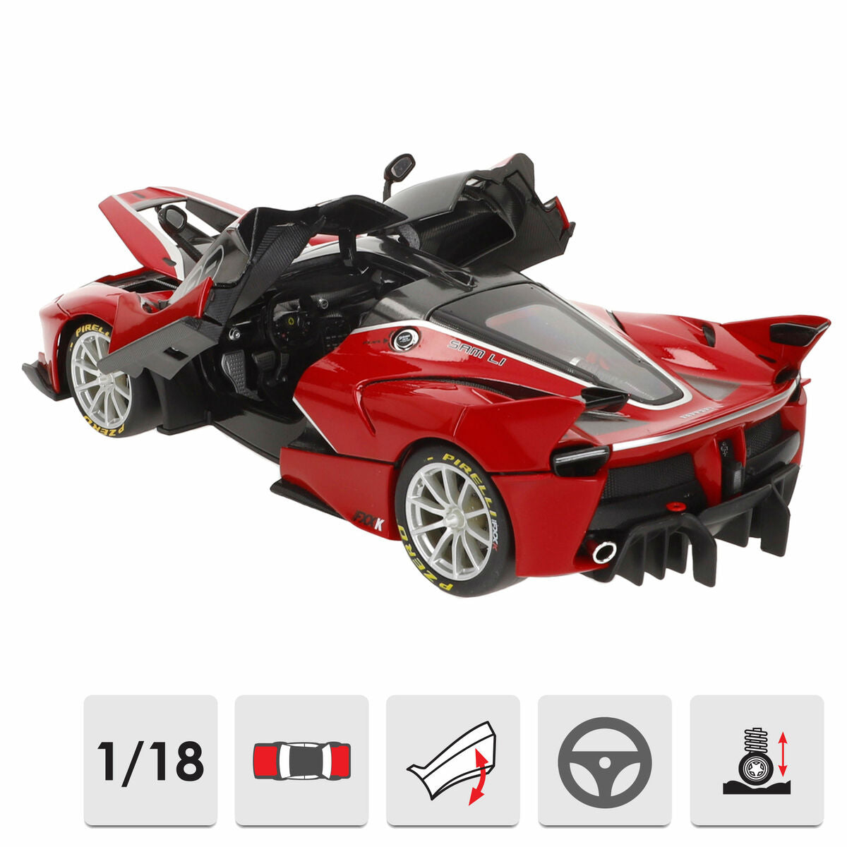 Mașină Bburago Ferrari FXX K #88 1:18 - Jucarii si jocuri, Vehicule
