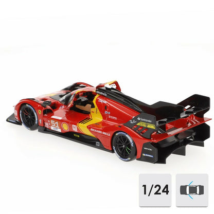 Mașină Bburago Ferrari 499P Le Mans 2023 1:24 - Jucarii si jocuri, Vehicule