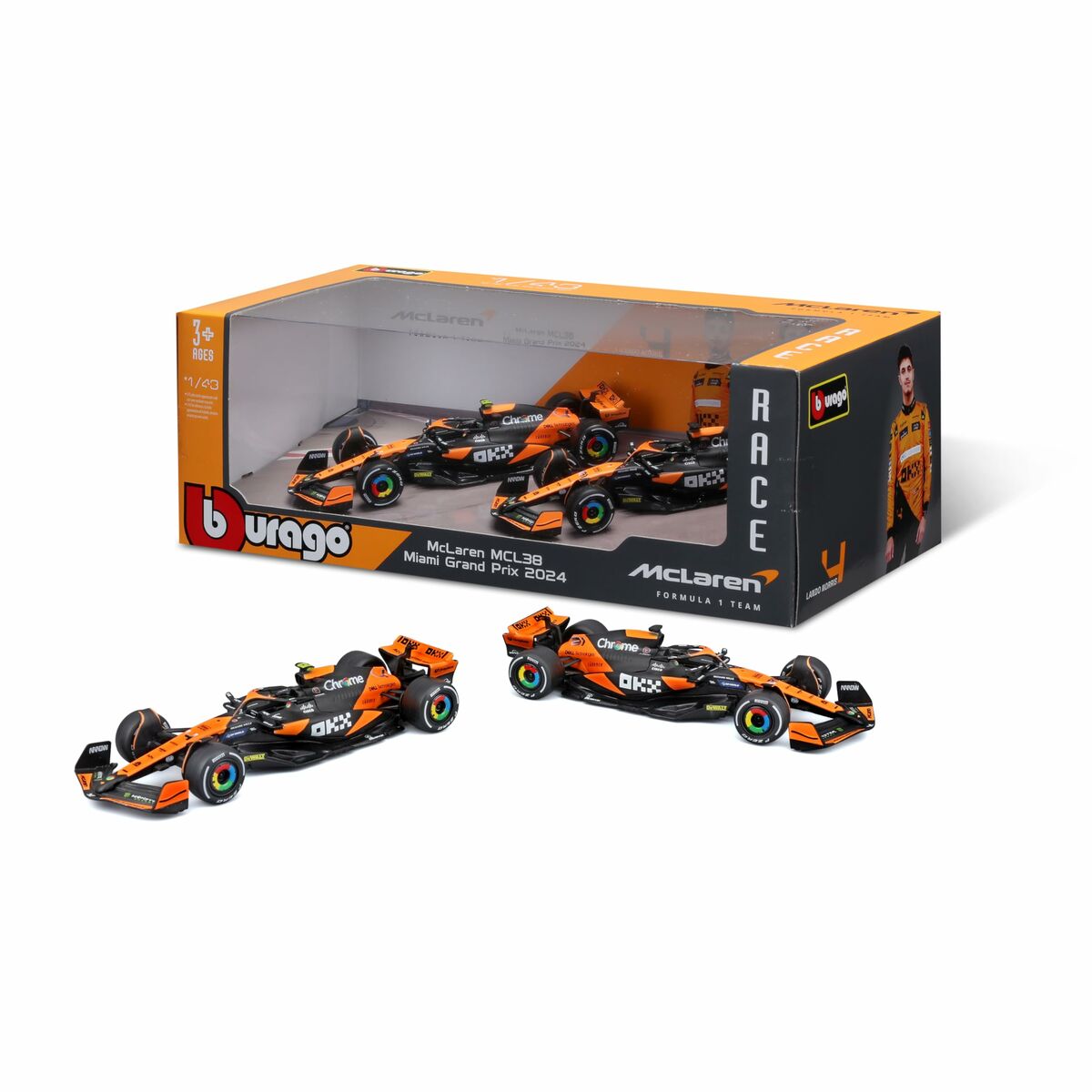 Set de 2 Mașini McLaren F1 1:43 - Jucarii si jocuri, Vehicule