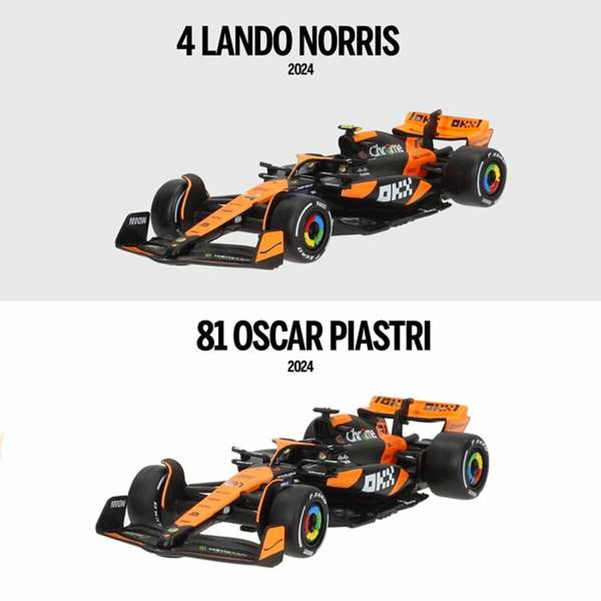 Set de 2 Mașini McLaren F1 1:43 - Jucarii si jocuri, Vehicule