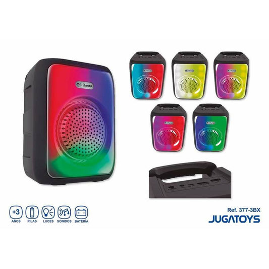 Boxă Portabilă iDance cu LED-uri Multicolore, Mini-Sistem Audio, Lumină de Petrecere, 3+ Ani - Jucarii si jocuri, Păpuși și accesorii