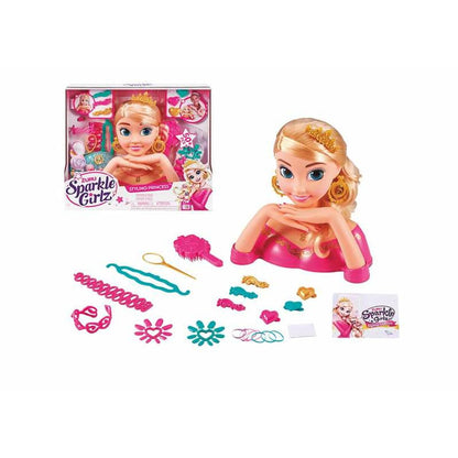 Păpușă pentru coafat Sparkle Girlz Bust - Jucarii si jocuri, Păpuși și accesorii