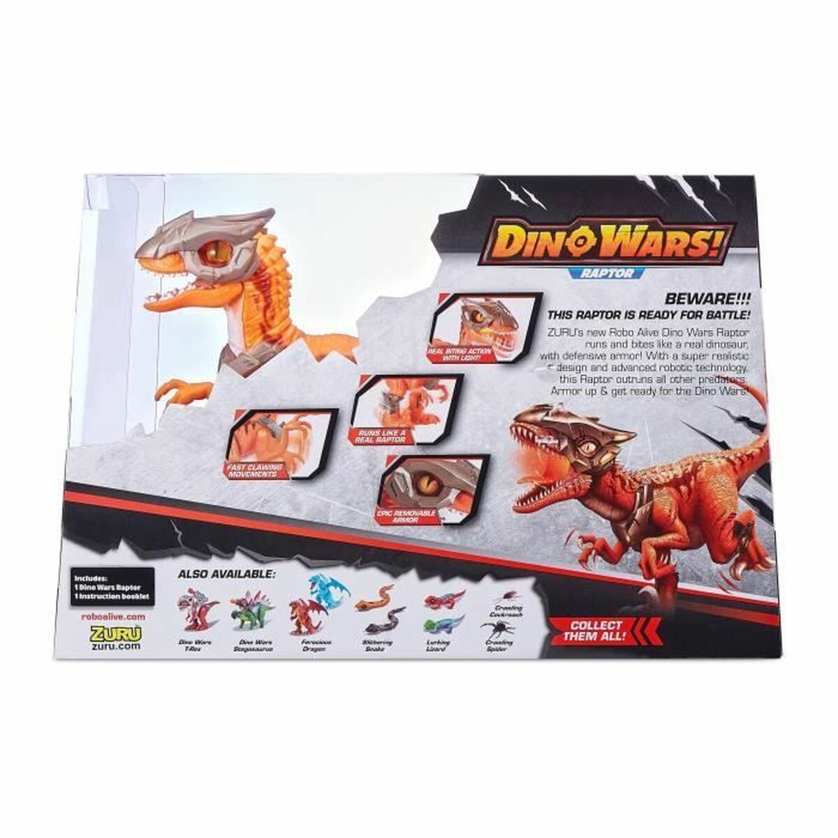 Figurine de Acțiune Zuru Robo Alive Dino Wars Raptor - Jucarii si jocuri, Păpuși și figurine