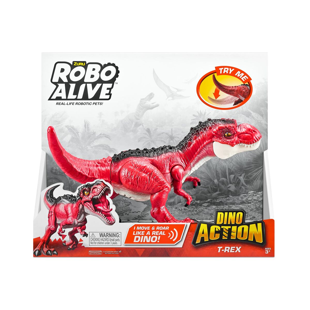 Dinozaur Zuru Robo Alive: Dino Action T- Rex Roșu Figura îmbinată - Jucarii si jocuri, Păpuși și figurine