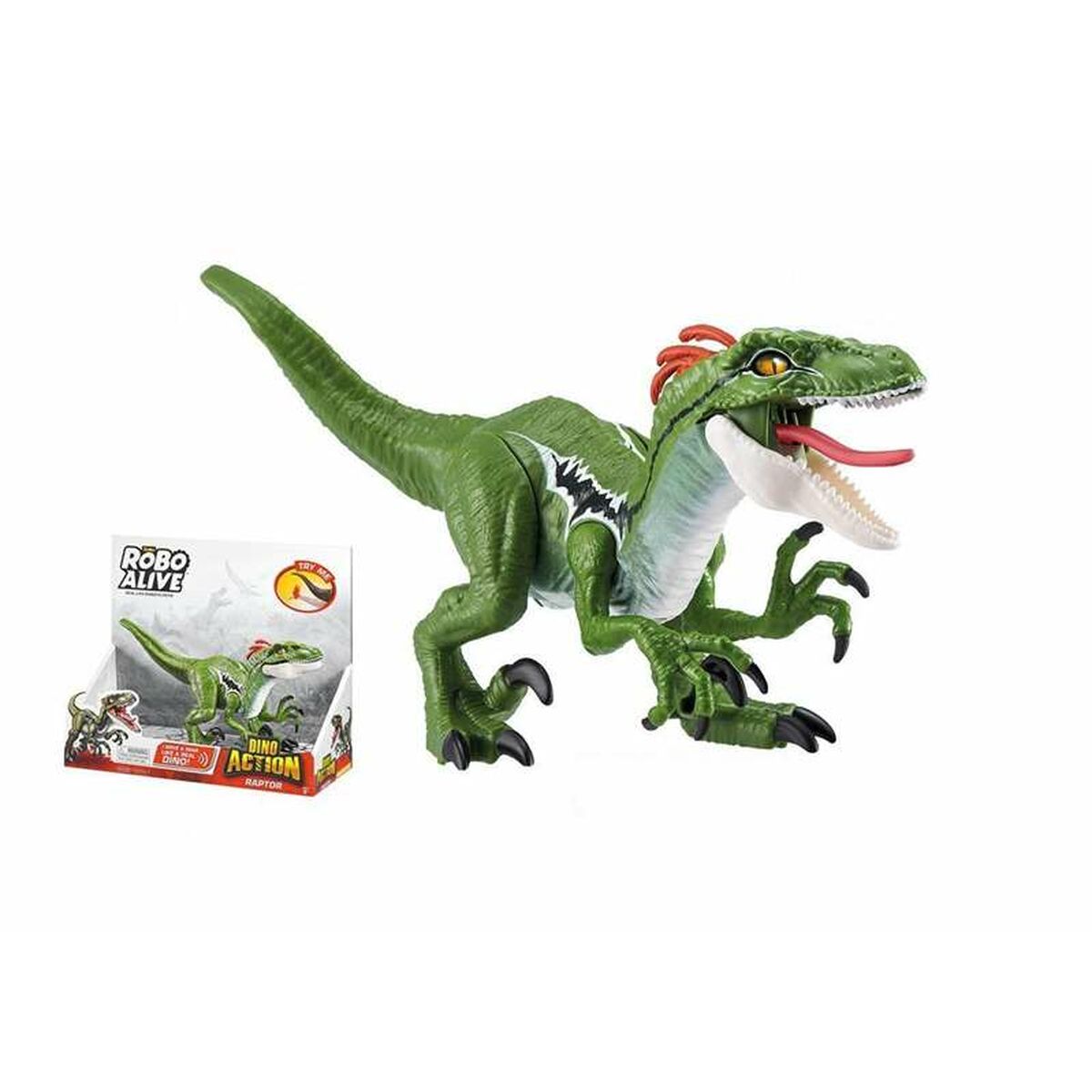 Dinozaur Zuru Dino Action Raptor 26 x 15 x 8 cm - Jucarii si jocuri, Păpuși și figurine