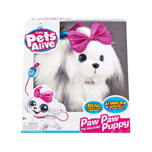 Câine Interactiv Lil Paw Paw Puppy Pets Alive 30 x 18 x 30 cm - Jucarii si jocuri, Jucării electronice