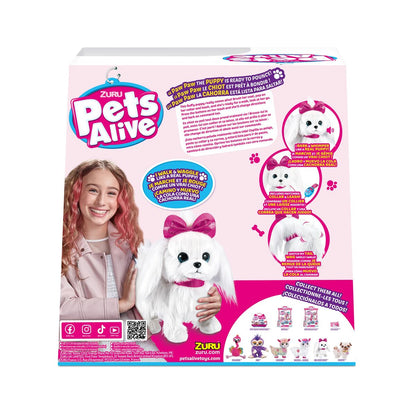 Câine Interactiv Lil Paw Paw Puppy Pets Alive 30 x 18 x 30 cm - Jucarii si jocuri, Jucării electronice