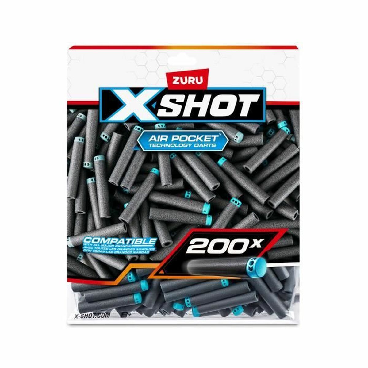 Pistol cu Săgeți Zuru X-SHOT Excel Pack 200 - Jucarii si jocuri, În aer liber și sport