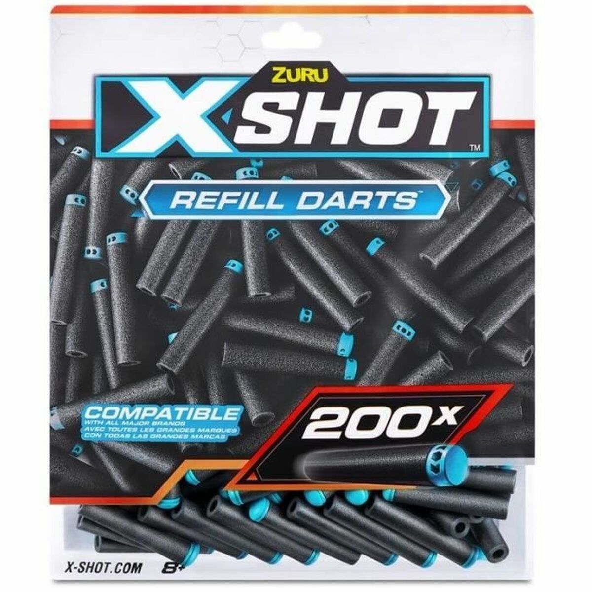 Pistol cu Săgeți Zuru X-SHOT Excel Pack 200 - Jucarii si jocuri, În aer liber și sport