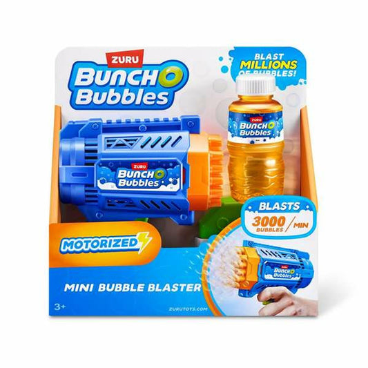 Pistol cu bule de săpun Zuru BunchO Mini Bubble Blaster 20 x 20 x 7 cm Albastru - Jucarii si jocuri, În aer liber și sport