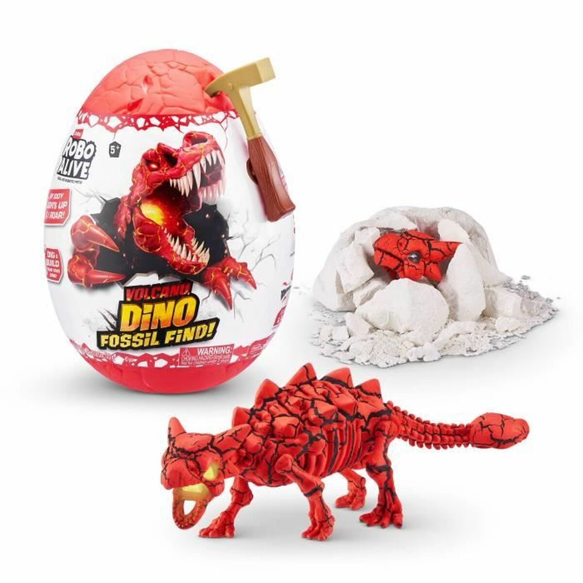 Dinozaur Zuru ROBO ALIVE Volcano Fossil Find S2 - Jucarii si jocuri, Păpuși și figurine