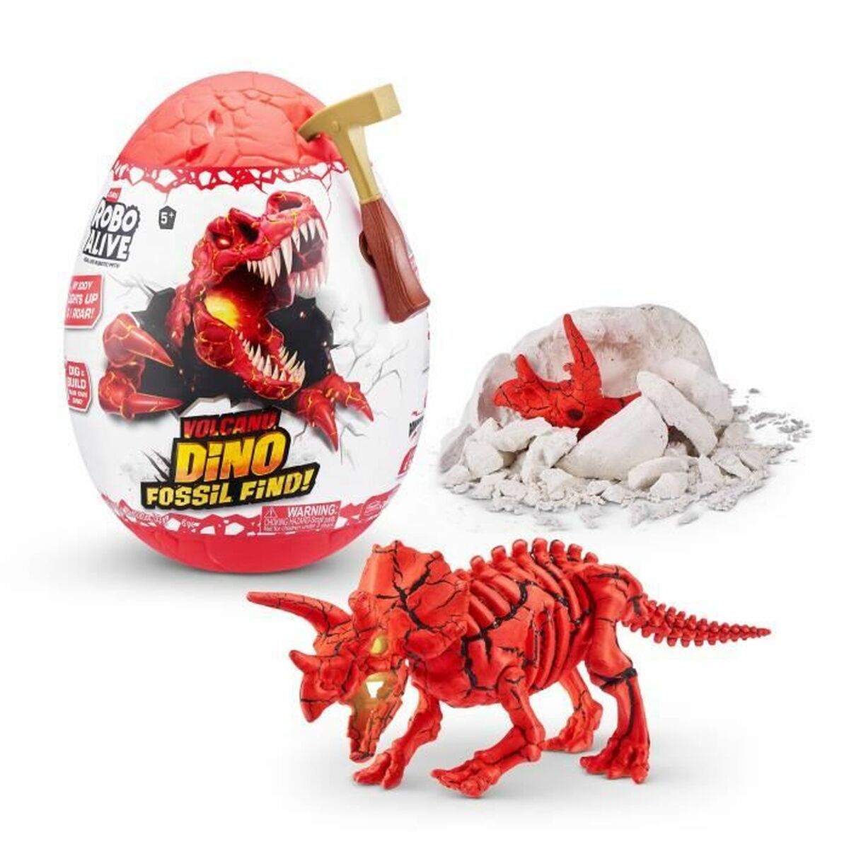 Dinozaur Zuru ROBO ALIVE Volcano Fossil Find S2 - Jucarii si jocuri, Păpuși și figurine