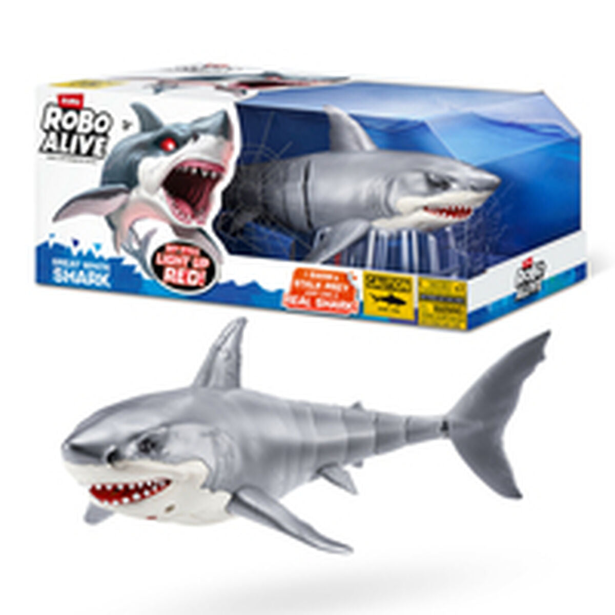 Animal de Companie Interactiv Zuru Robo Alive Rechin 40 cm - Jucarii si jocuri, Jucării electronice