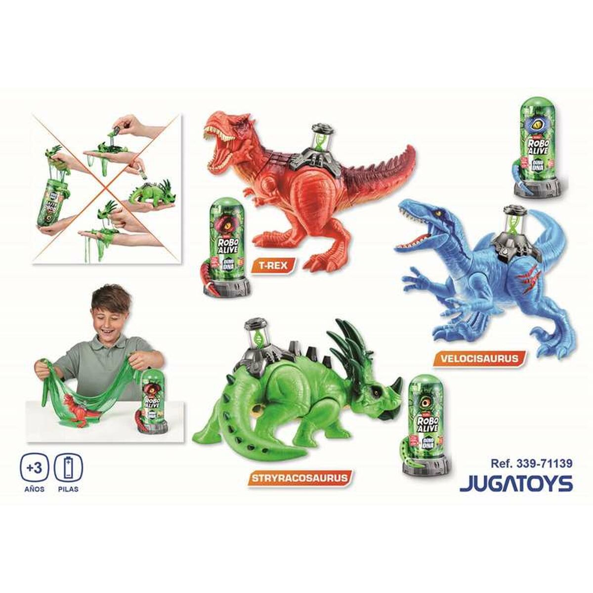 Figurine de Acțiune Zuru Robo Alive Dino Dna - Jucarii si jocuri, Păpuși și figurine