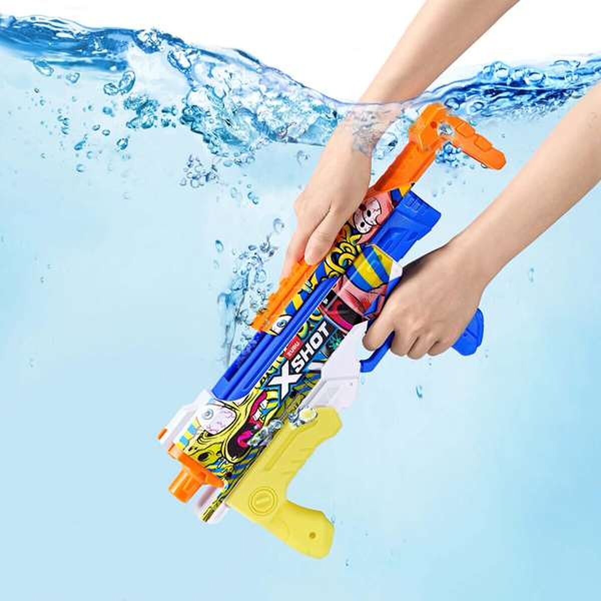 Pistol cu Apă Spongebob X-Shot 18,7 X 34 X 6 CM - Jucarii si jocuri, În aer liber și sport