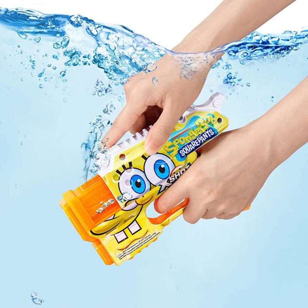 Pistol cu Apă Spongebob X-Shot 10 X 14,8 X 4,5 CM - Jucarii si jocuri, În aer liber și sport