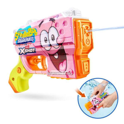 Pistol cu Apă Spongebob X-Shot 10 X 14,8 X 4,5 CM - Jucarii si jocuri, În aer liber și sport