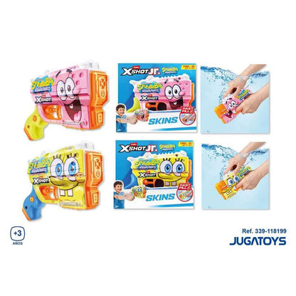 Pistol cu Apă Spongebob X-Shot 10 X 14,8 X 4,5 CM - Jucarii si jocuri, În aer liber și sport
