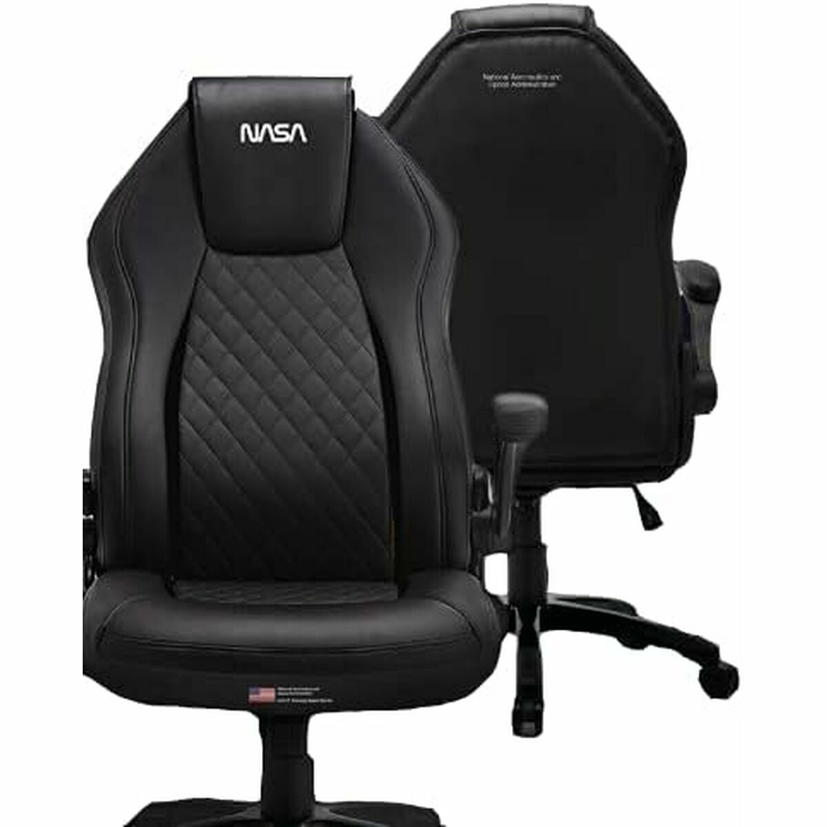 Scaun Gaming NASA VO022 K Negru - Acasă și bucătărie, Mobilă