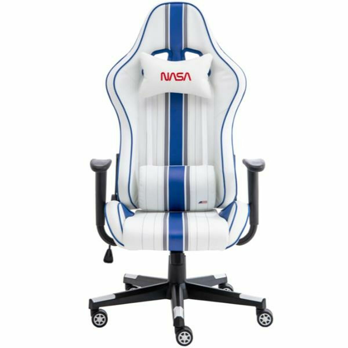 Scaun Gaming NASA ATLANTIS Alb - Acasă și bucătărie, Mobilă