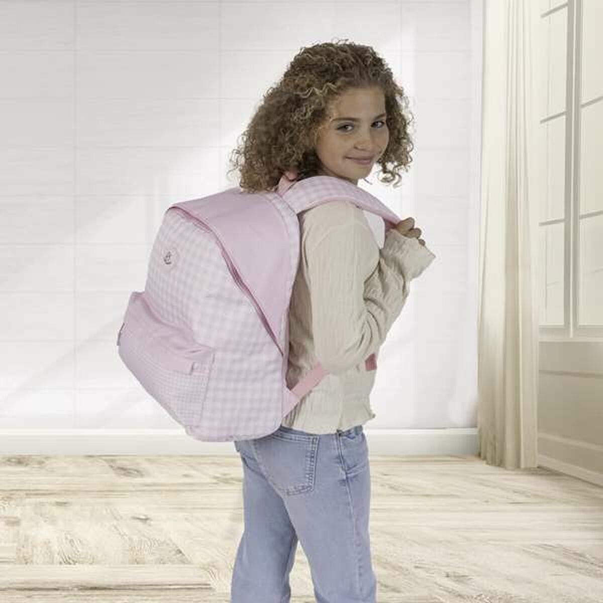 Ghiozdan Decuevas 40 x 30 x 18 cm Roz - Birou și papetărie, Material școlar și educațional