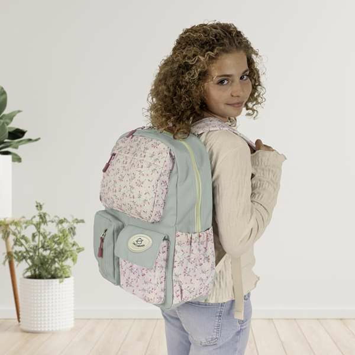 Ghiozdan Decuevas Multicolor Květiny 40 x 18 x 30 cm - Birou și papetărie, Material școlar și educațional